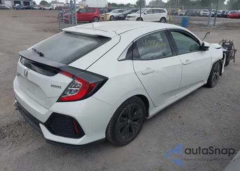 2017 Honda Civic Ex z USA, uszkodzony, nr VIN SHHFK7H56HU220378